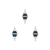 Bang Bang – 14K Gold London Blue Topaz Threadless End - piercing - zone.com