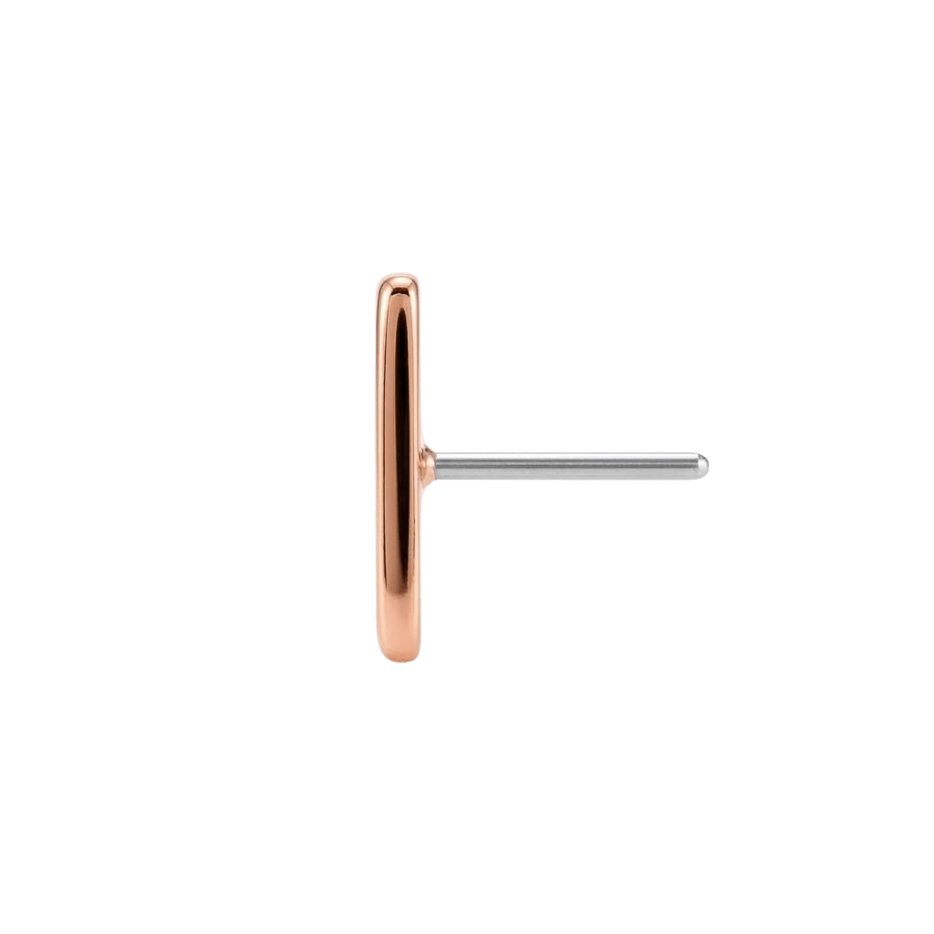 Bar of Gold - 18K Gold Threadless/Threaded End - piercing-zone.com