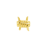 Barbed Wire – 14K Gold Threadless & Threaded End - piercing - zone.com