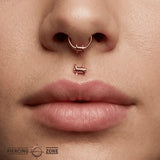 Barbed Wire – 14K Gold Threadless/Threaded End - piercing - zone.com