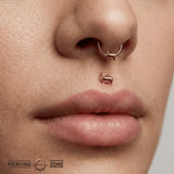 Barbed Wire – 14K Gold Threadless/Threaded End - piercing - zone.com