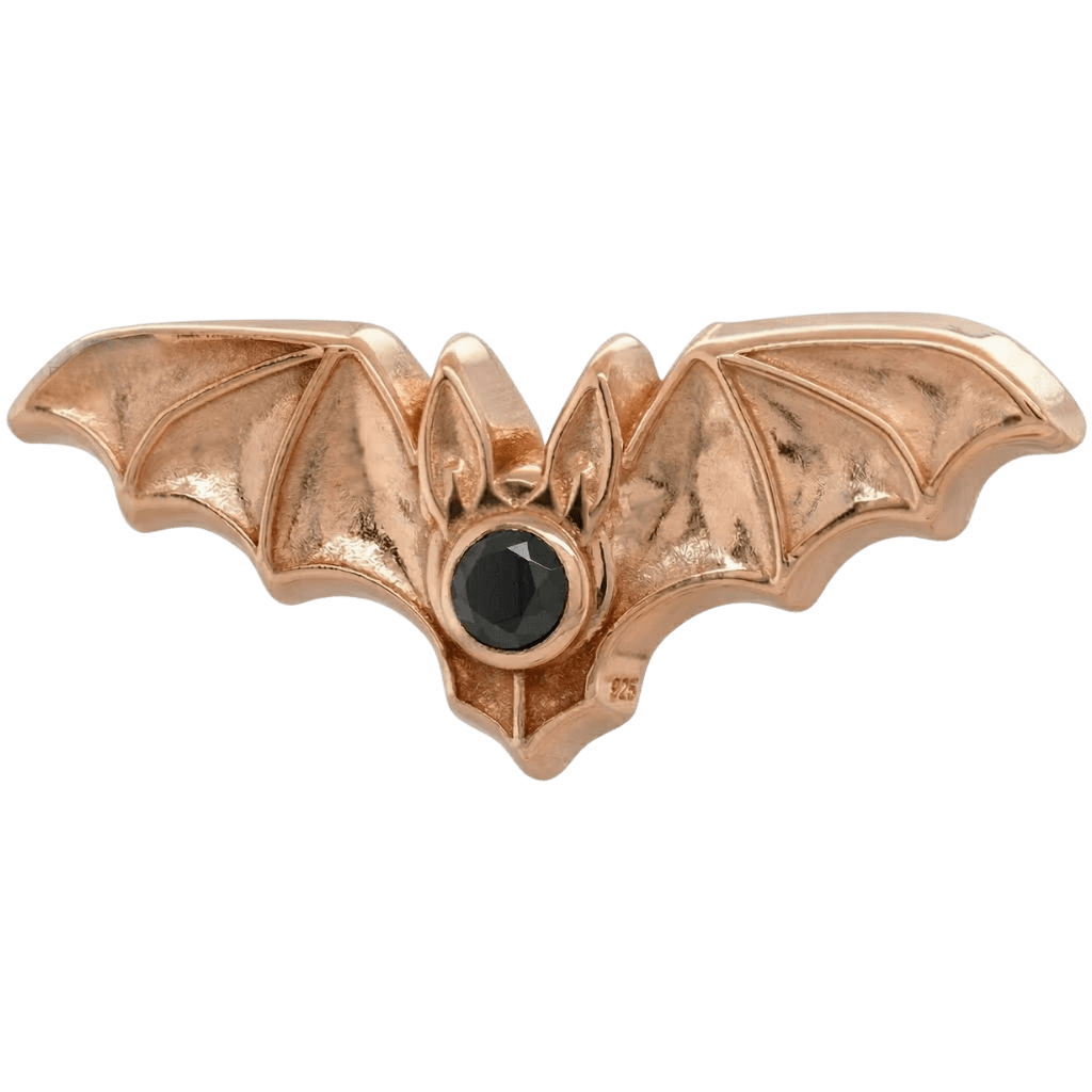 Bat – 14K Gold Threadless/Threaded End - piercing - zone.com