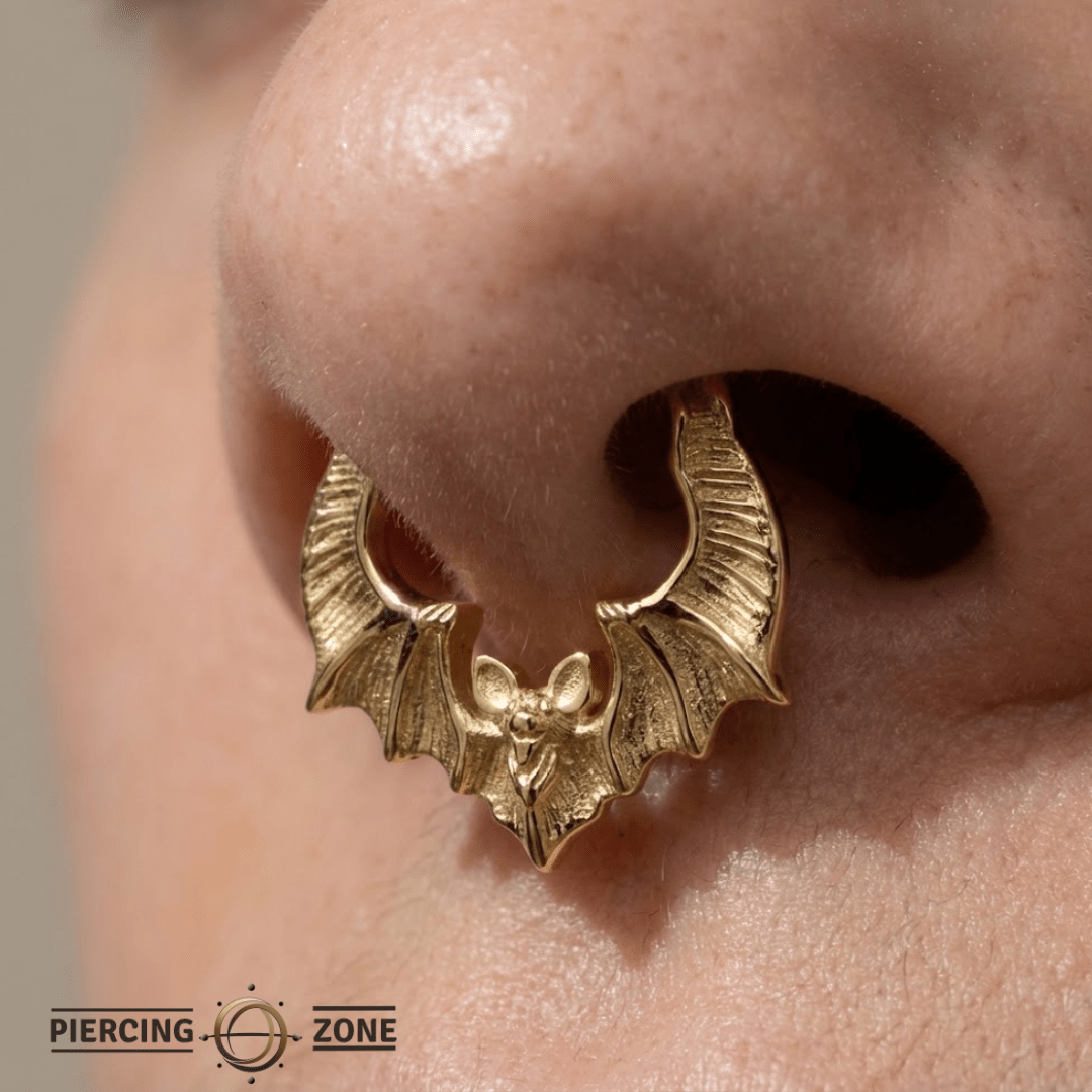 Bat Clicker – 14K & 18K Gold - piercing - zone.com