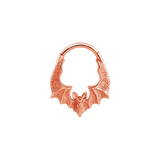 Bat Clicker – 14K Gold Halloween Ring - piercing - zone.com