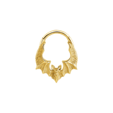 Bat Clicker – 14K Gold Halloween Ring - piercing - zone.com
