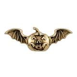 Bat Pumpkin – 14K Gold Threadless/Threaded End - piercing - zone.com