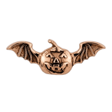 Bat Pumpkin – 14K Gold Threadless/Threaded End - piercing - zone.com