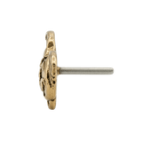 Bat Pumpkin – 14K Gold Threadless/Threaded End - piercing - zone.com