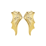 Bat Wing – 14K Gold Threadless & Threaded End - piercing - zone.com