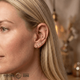 Bay Branch – 14K Gold Threadless/Threaded End - piercing - zone.com