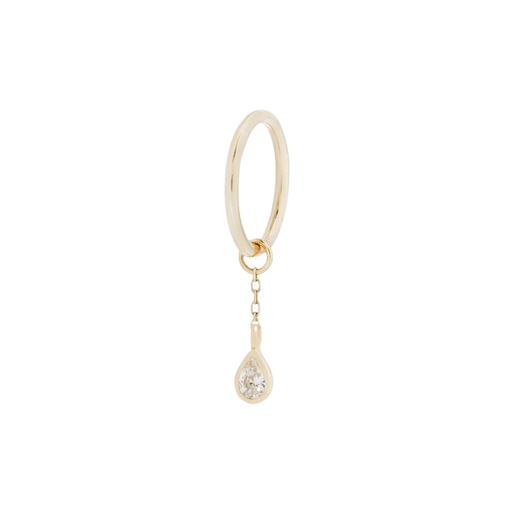 CONCORDE - CZ + CHAIN - CHARM piercing-zone.com