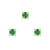 TSAVORITE PRONG - THREADLESS END piercing-zone.com