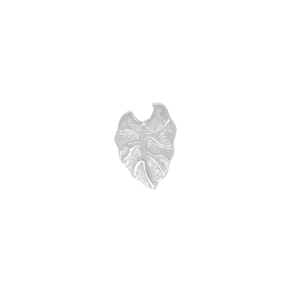 Kalo Leaf Threadless End – 14K Gold Hawaiian Symbol