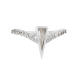 MIKAH - CZ - SOLID 14KT GOLD CLICKER piercing-zone.com