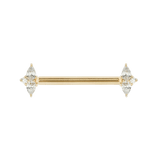 ETHEREAL - CZ - FORWARD FACING - THREADLESS END piercing-zone.com