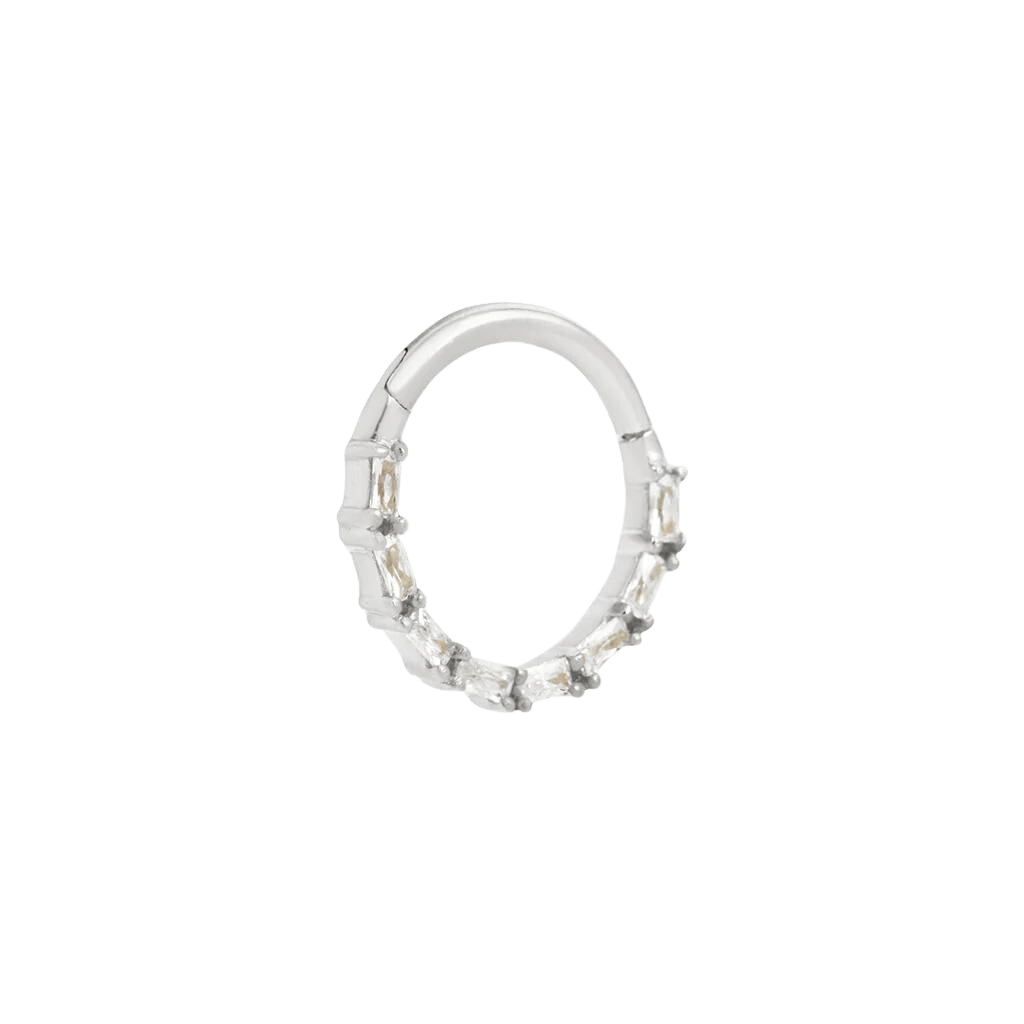 LOVED - CZ - SOLID 14KT GOLD CLICKER piercing-zone.com