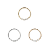 SOPHIA CZ SEAMLESS RING piercing-zone.com