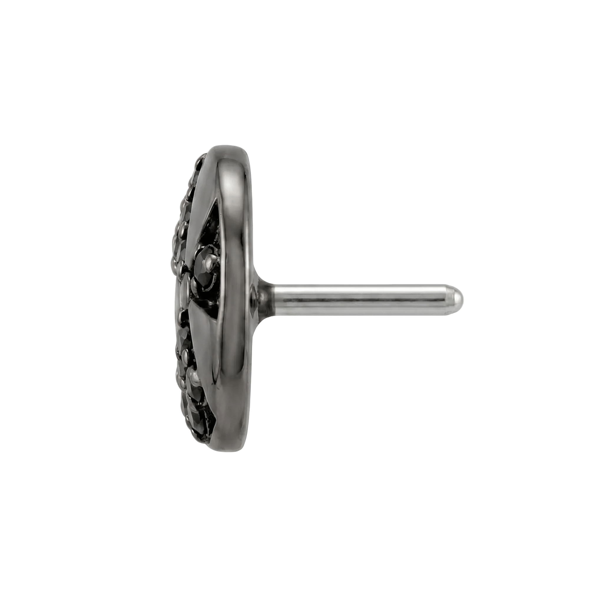 Beach Ball - 14K Gold Multi Stone Threaded End - piercing - zone.com