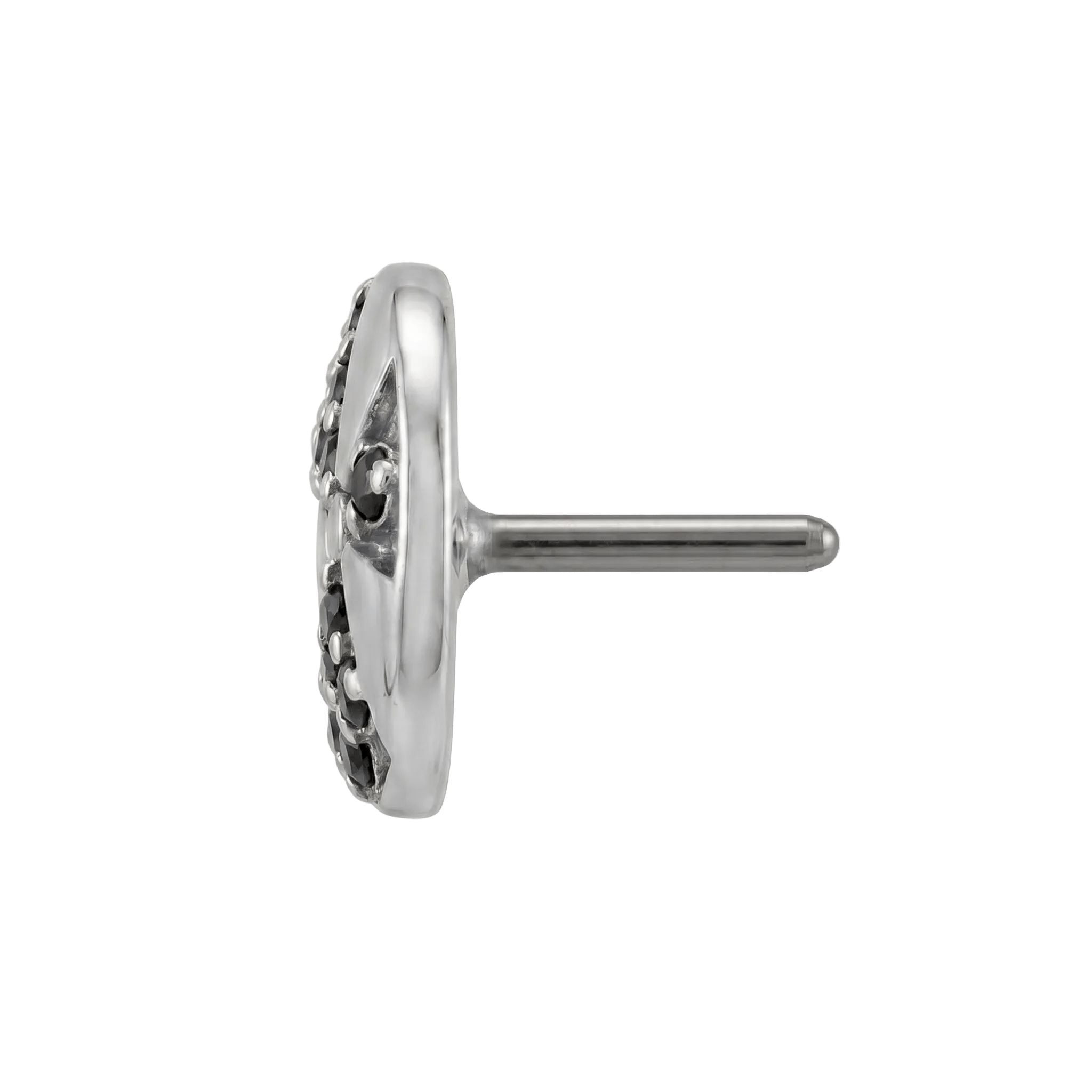 Beach Ball - 14K Gold Multi Stone Threaded End - piercing - zone.com