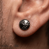 Beach Ball - 14K Gold Multi Stone Threaded End - piercing - zone.com