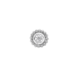 Beaded Bloom – 14K Gold Threadless/Threaded End - piercing-zone.com