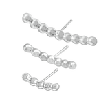 Beaded Cluster – 14K/18K Gold Textured Threadless End - piercing - zone.com