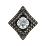 Beaded Diamond - 14K Gold Threadless/Threaded - piercing - zone.com