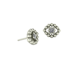 Beaded Oval With Gem – 14K/18K Gold Threadless End - piercing - zone.com