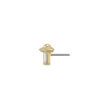 Beam Me Up - 18K Gold Gem Threadless/Threaded End - piercing-zone.com