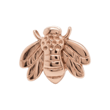 Bee – 14K Gold Threadless/Threaded End - piercing - zone.com
