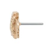 Bee – 14K Gold Threadless/Threaded End - piercing - zone.com