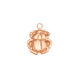 Beetle Charm – 14K Gold Dangle - piercing - zone.com