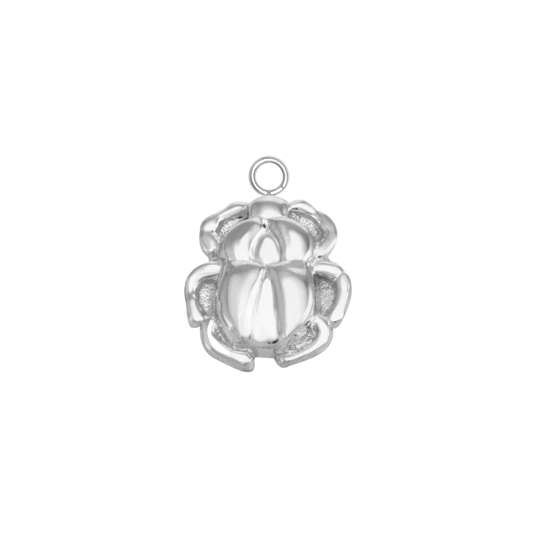 Beetle Charm – 14K Gold Dangle - piercing - zone.com