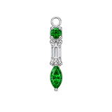 Belle – 14K & 18K Gold Gemstone Charm