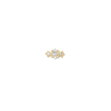 Bellini - 14K Gold Gem Threadless End - piercing - zone.com