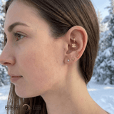 Bells – 14K & 18K Gold Charm - piercing - zone.com