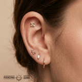 Bells – 14K Gold Threadless/Threaded End - piercing - zone.com