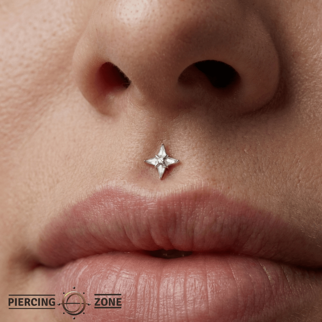 Biarritz Round Mother of Pearl – 14K Gold Threadless End - piercing - zone.com