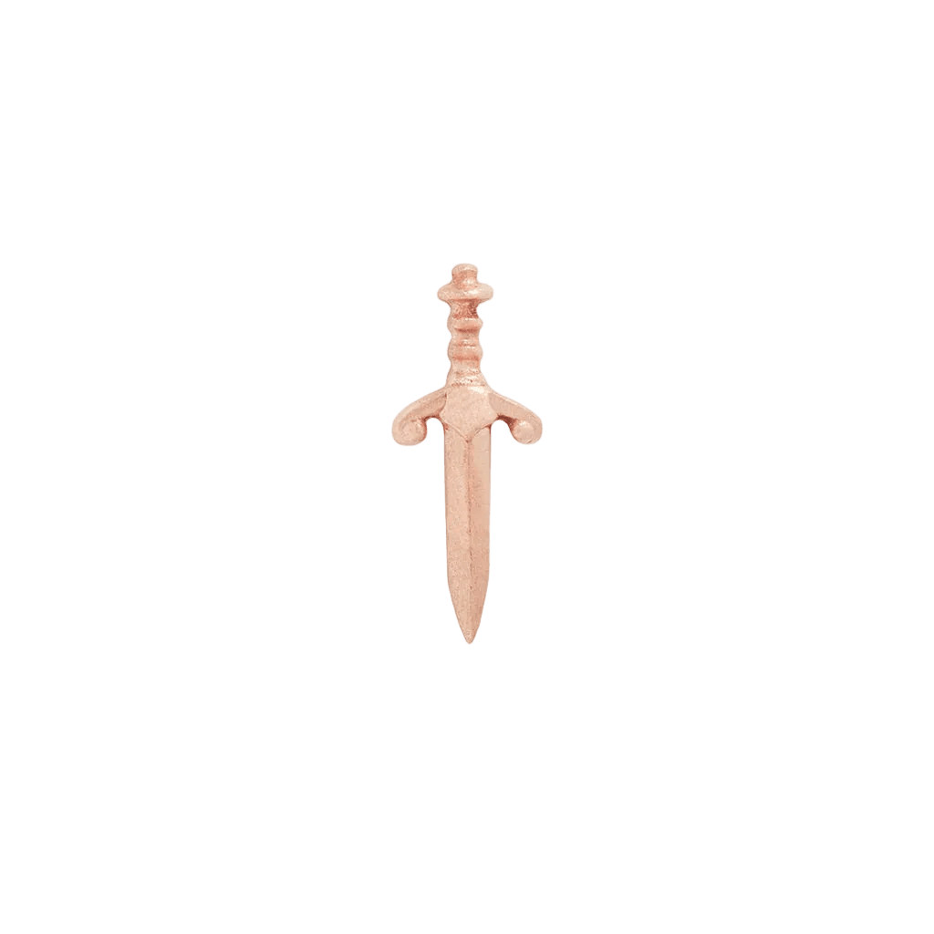 Blade Satin – 14K Gold Threadless End - piercing - zone.com