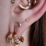 Blade Satin – 14K Gold Threadless End - piercing - zone.com