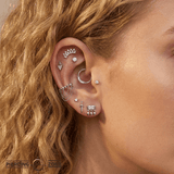 Blade – Sword - Inspired – 14K Gold Threadless End - piercing - zone.com