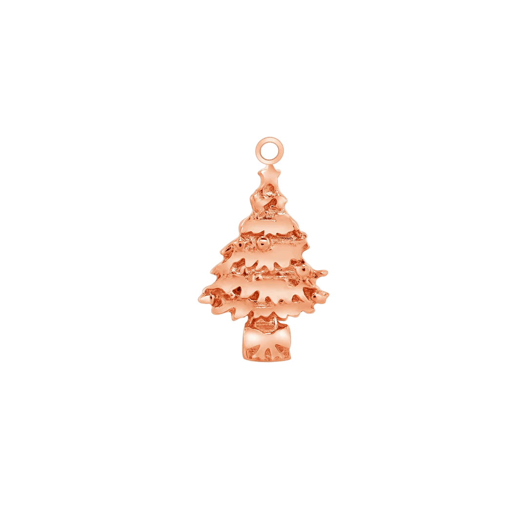 Blue Spruce – 14K & 18K Gold Charm - piercing - zone.com