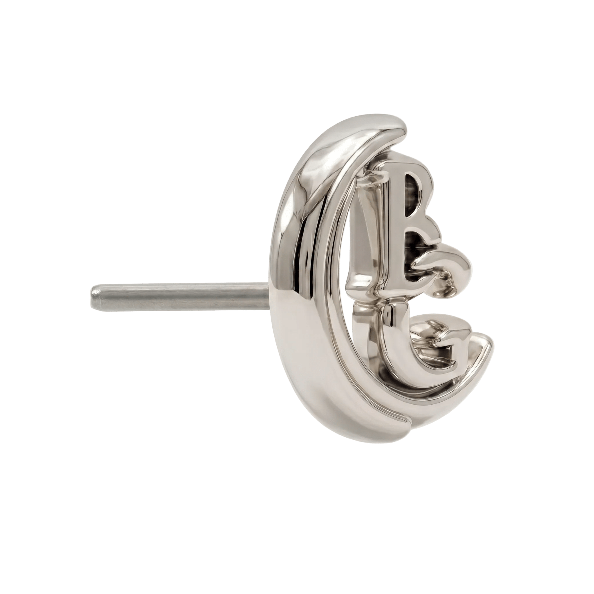 Body Gems Emblem – 14K Gold Threadless/Threaded End - piercing - zone.com