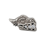 Dragon – 14K Gold Threadless/Threaded End