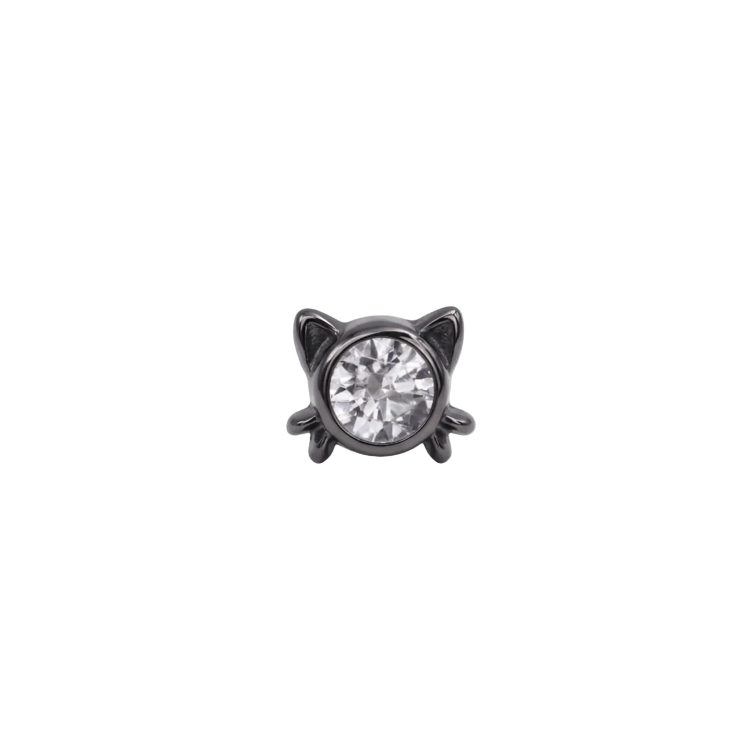 Lil Kitty – 14K Gold Threadless/Threaded End