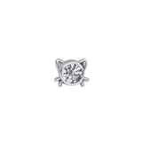 Lil Kitty – 14K Gold Threadless/Threaded End