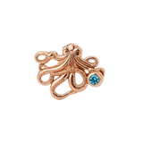 Octopus – 14K Gold Threadless/Threaded End