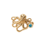 Octopus – 14K Gold Threadless/Threaded End
