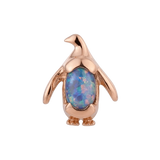 Penguin – 14K Gold Threadless/Threaded End
