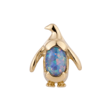 Penguin – 14K Gold Threadless/Threaded End